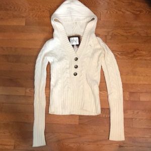 Abercrombie & Fitch (A&F) knit hooded sweater